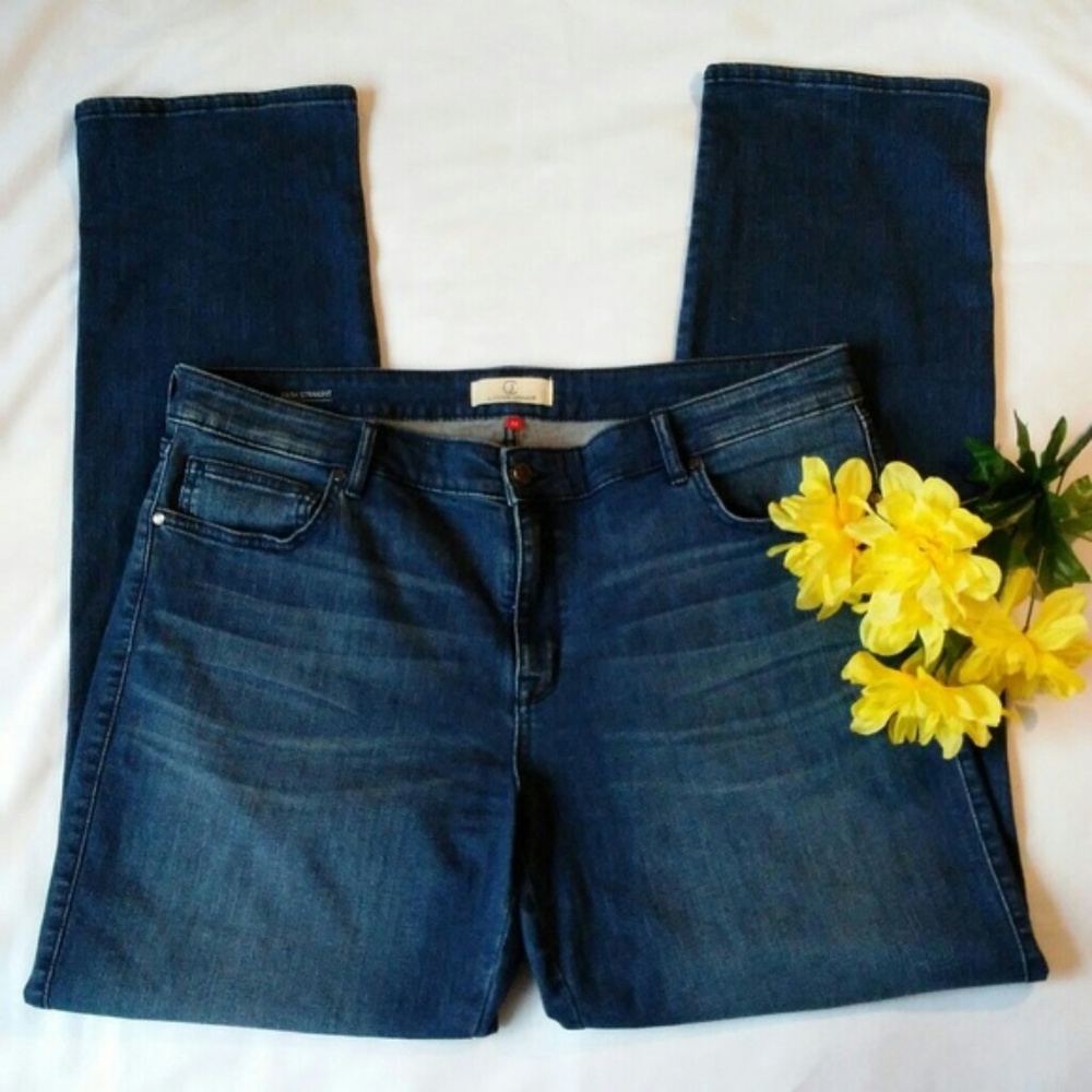 Cookie Johnson Faith Straight Leg Jean Size 38(18)